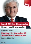 Frank-Walter Steinmeier in Saarbrücken